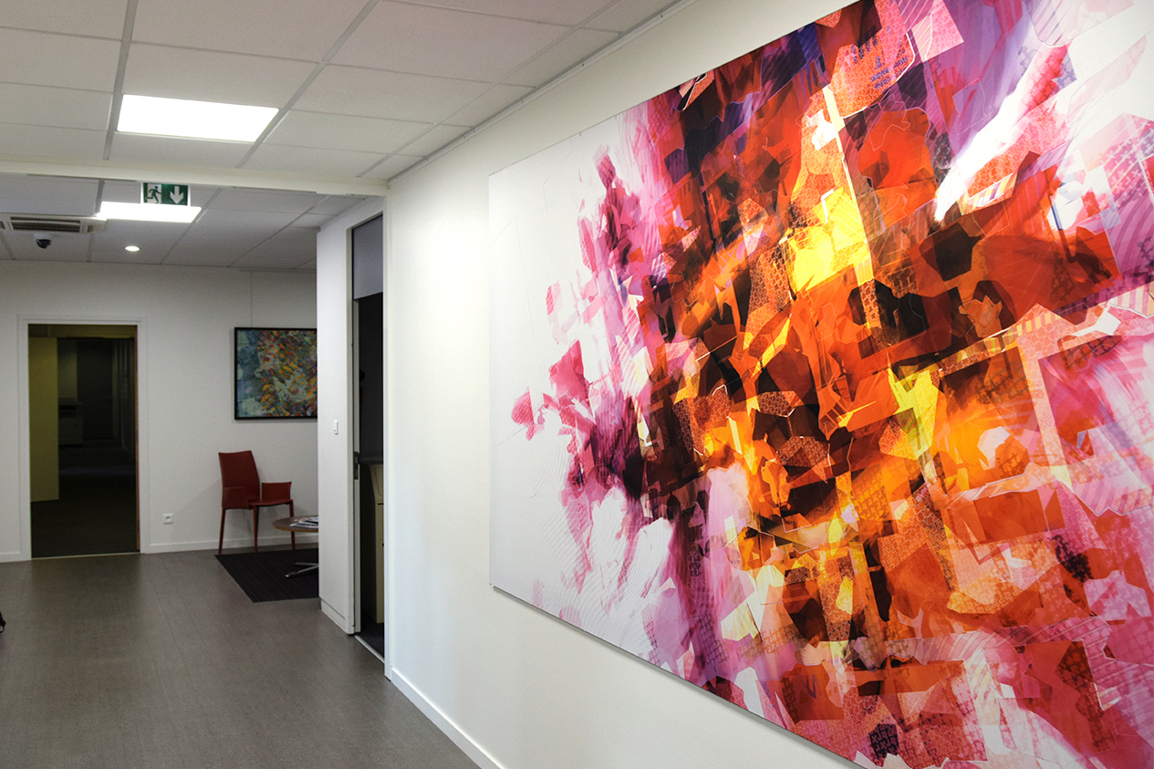 Tirage sur toile tendue 3,50m