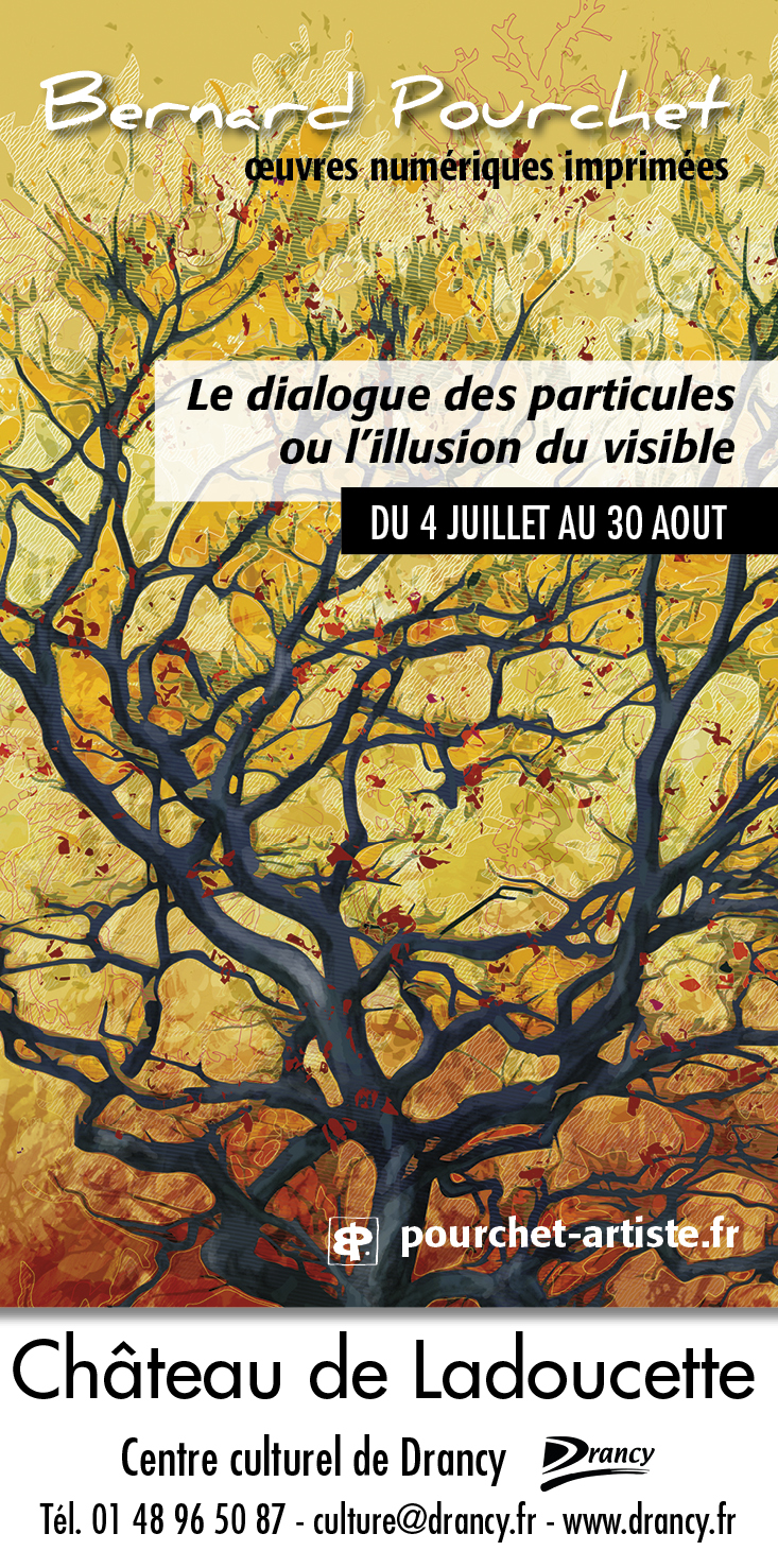 Centre culturel de Drancy, exposition art numérique imprimé, Pourchet